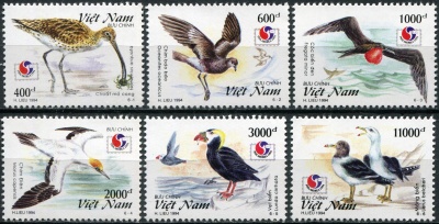 Вьетнам. 1994. Международная выставка марок в Сеуле. Морские птицы (Серия. MNH OG)