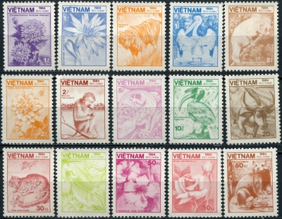 Вьетнам. 1984. Животные и растения (Серия. MNH OG)