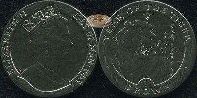 Остров Мэн. 1 крона. 1998 (Unc)