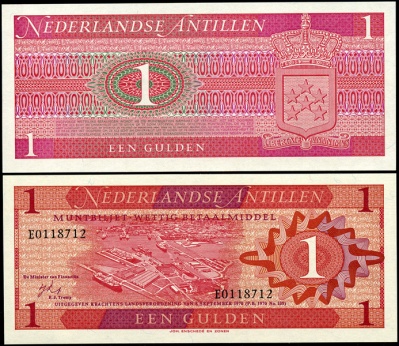 Нидерландские Антильские о-ва. 1 гульден (Unc) 1970