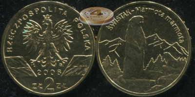 Польша. 2 злотых. 2006 (Unc)