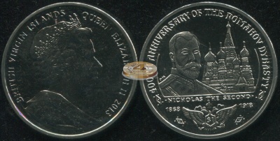 Британские Виргинские о-ва. 1 доллар. 2013 (Unc)