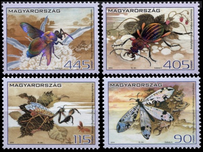 Венгрия. 2014. Насекомые (Серия. MNH OG)