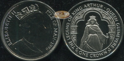 Остров Мэн. 1 крона. 1996 (Unc)
