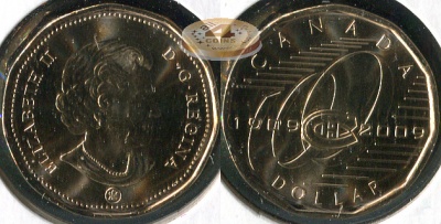 Канада. 1 доллар. 2009 (Unc)