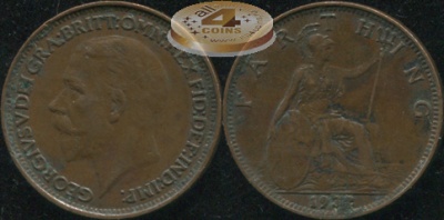 Великобритания. 1 фартинг. 1932. (VF)