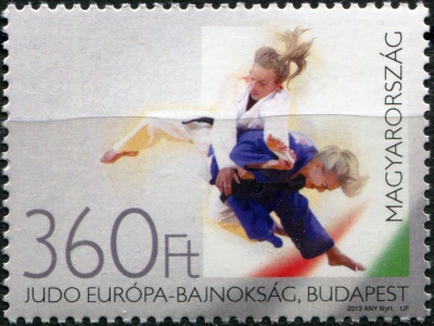 Венгрия. 2013. Чемпионат Европы по дзюдо, Будапешт (Почтовая марка. MNH OG)