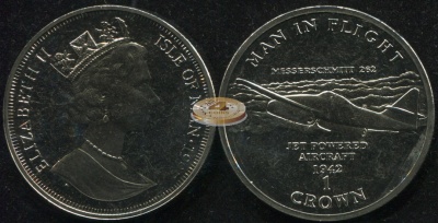 Остров Мэн. 1 крона. 1995 (Unc)
