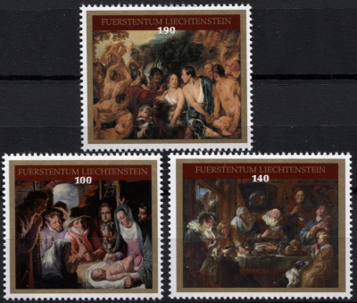 Лихтенштейн. 2015. Картины Жака Йорданса (Серия. MNH OG)