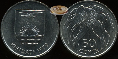 Кирибати. 50 центов. 1979 (Unc)