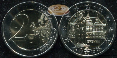 Германия. 2 евро. 2010 A (Unc. Биметалл)