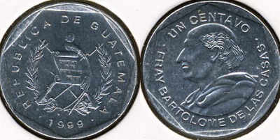 Гватемала. 1 центаво. 1999 (Unc)