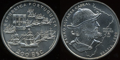 Португалия. 200 эскудо. 1999 (Unc)