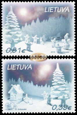 Литва. 2015. Рождество и Новый Год (Серия. MNH OG)