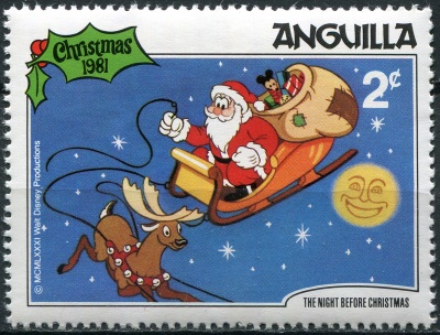 Ангилья. 1981. Рождество 1981 (Почтовая марка. MNH OG)