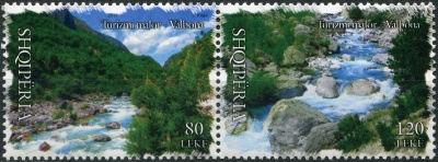 Албания. 2011. Река Вальбона (Сцепка. MNH OG)