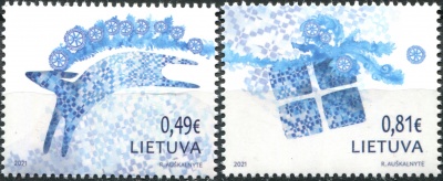 Литва. 2021. Рождество (Серия Почтовых марок. MNH OG)