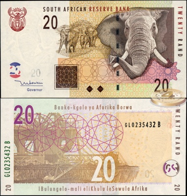 ЮАР. 20 рандов (Unc) 2005