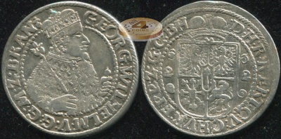 Германия (Бранденбург-Пруссия). 1/4 талера. 1622 (VF. Серебро)