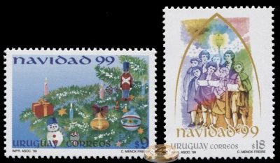 Уругвай. 1999. Рождество 1999 (Серия. MNH OG)