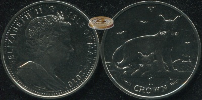 Остров Мэн. 1 крона. 2010 (Unc)
