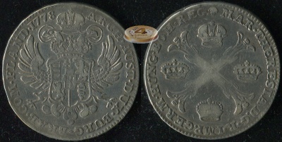 Священная Римская имп. 1 кроненталер. 1778 (VF. Серебро)