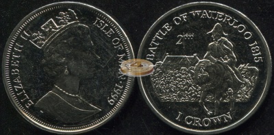 Остров Мэн. 1 крона. 1999 (Unc)