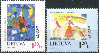 Литва. 1997. Сказки и легенды (Серия Почтовых марок. MNH OG)