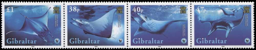 Гибралтар. 2006. Европейская мобула (Серия. MNH OG)