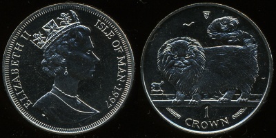 Остров Мэн. 1 крона. 1997 (Unc)