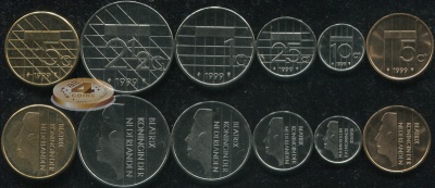 Нидерланды. Набор №1 (6 монет) 1999