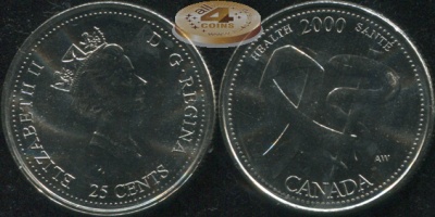 Канада. 25 центов. 2000 (Unc)