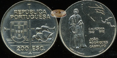 Португалия. 200 эскудо. 1992 (Unc)