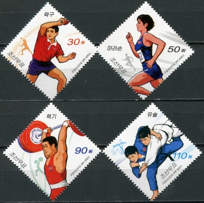 КНДР. 2014. Виды спорта (Серия. MNH OG)