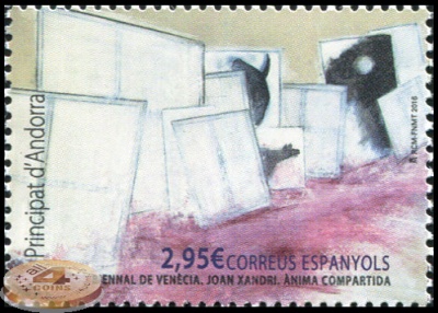 Андорра [Княжество]. 2016. Джоан Хендри. Ànima compartida (Почтовая марка. MNH OG)