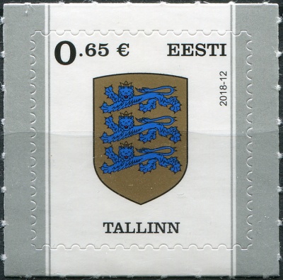Эстония. 2018. Герб Таллина (Почтовая марка. MNH OG)