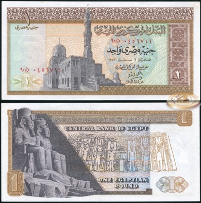 Египет. 1 фунт (Unc) 1973