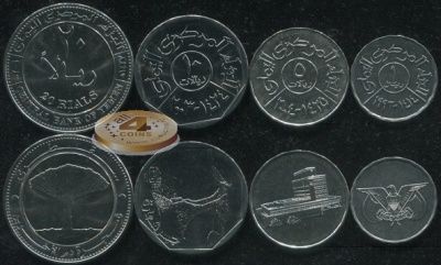 Йемен. Набор №6 (4 монеты) 1993-2006