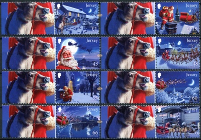 Джерси. 2016. Санта Клаус в Джерси (Серия. MNH OG)