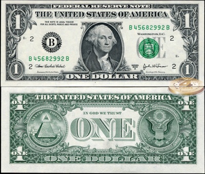 США. 1 доллар (Unc) 2003A.B