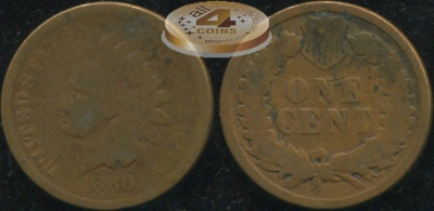 США. 1 цент. 1880 (G)