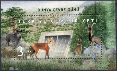 Турция. 2020. Всемирный день окружающей среды (Почтовый блок. MNH OG)