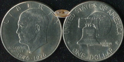 США. 1 доллар. 1976 (Unc)