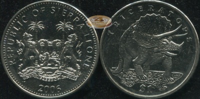 Сьерра Леоне. 1 доллар. 2006 (Unc)