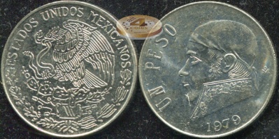 Мексика. 1 песо. 1979 (Unc)