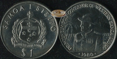 Самоа. 1 тала. 1980 (Unc)