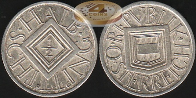 Австрия. 1/2 шиллинга. 1926 (aUnc. Серебро)
