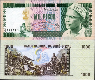 Гвинея-Биссау. 1000 песо (Unc) 1978