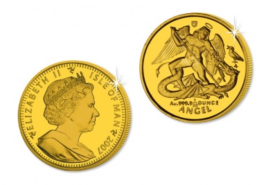 Остров Мэн. 1/20 кроны 2007 (Proof. Золото)
