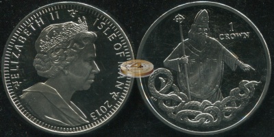 Остров Мэн. 1 крона. 2013 (Unc)